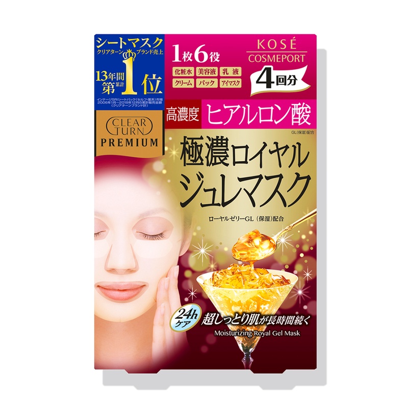 Mặt Nạ Sữa Ong Chúa Kose Clear Turn Premium Royal Gelee Mask