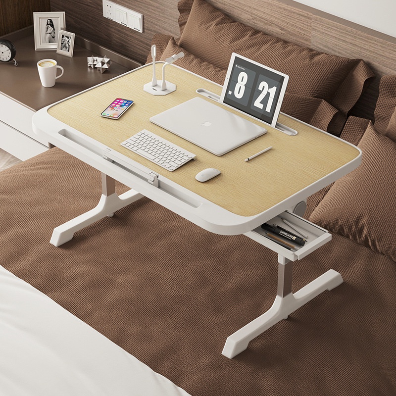 Bàn học gấp gọn thông minh cao cấp, bàn làm việc nhỏ gọn, tích hợp 4 cổng sạc usb, khe cắm ipad, tặng phụ kiện đèn quạt | BigBuy360 - bigbuy360.vn