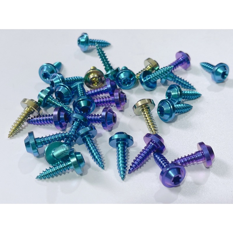 Ốc titan gr5 đầu dù size 4li 5li 6li áo Yamaha Honda đồng giá