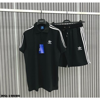 Bộ thể thao adidas vải cotton co dãn 4 chiều hàng đẹp