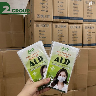 Khẩu trang y tế 4 lớp Cao Cấp chính hãng ALD hộp 50 chiếc