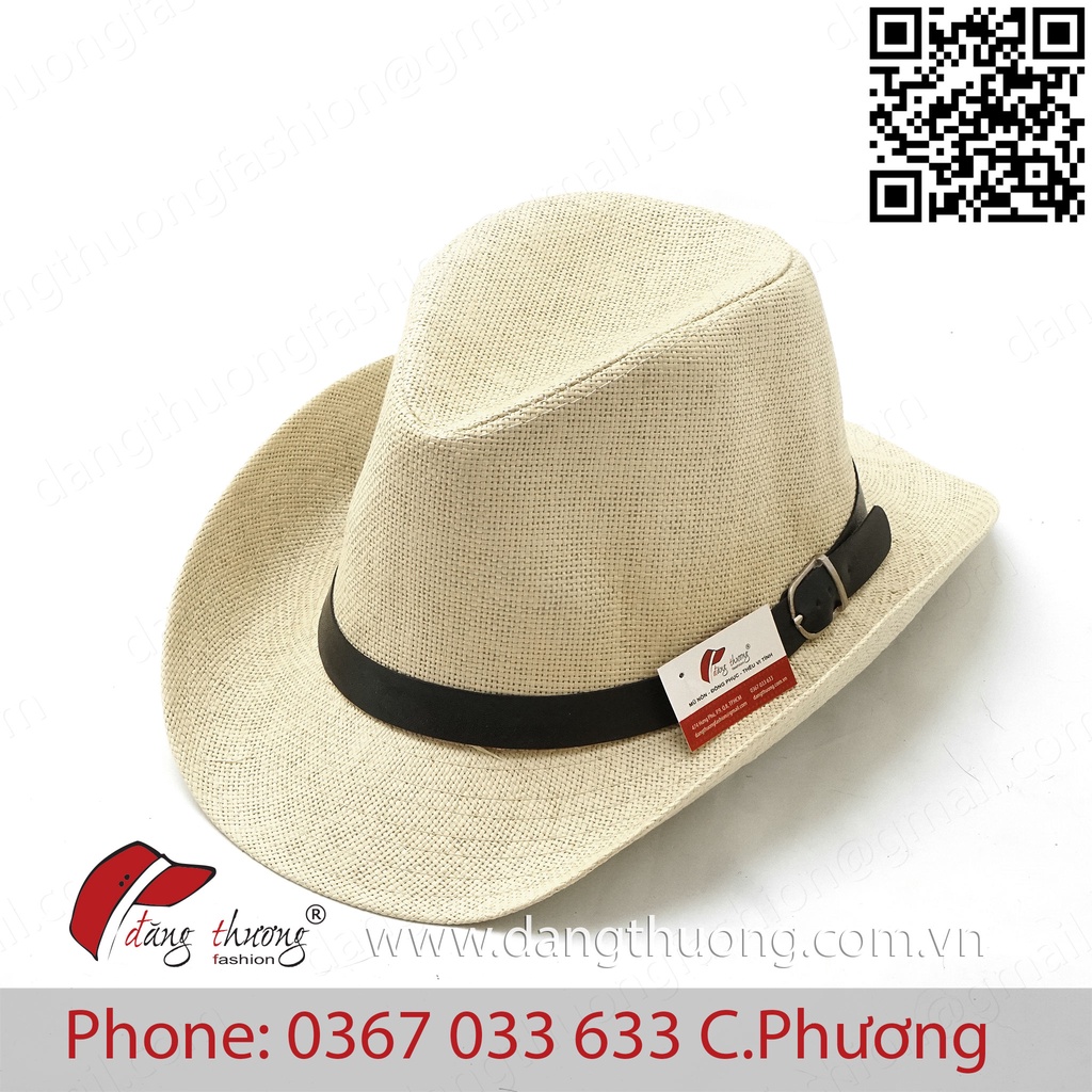 Mũ nón Cowboy, cao bồi Cói thoáng mát