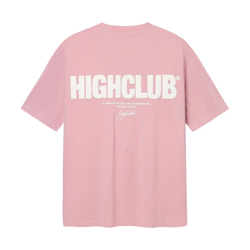 Áo thun Unisex Highclub màu Hồng