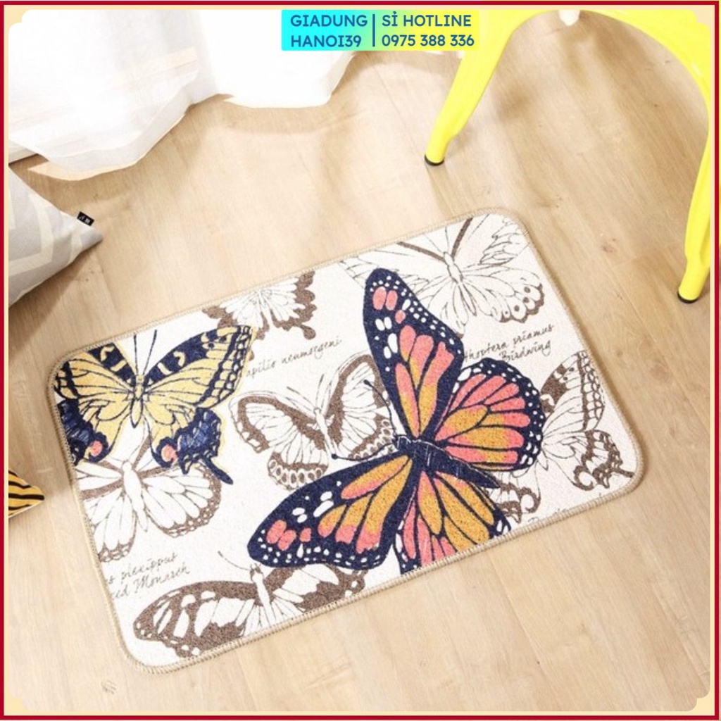 THẢM LAU CHÂN , THẢM CHÙI CHÂN 3D CHỐNG TRƠN TRƯỢT SIÊU THẤM NHÀ TẮM CAO CẤP , NHÀ BẾP 45x70CM