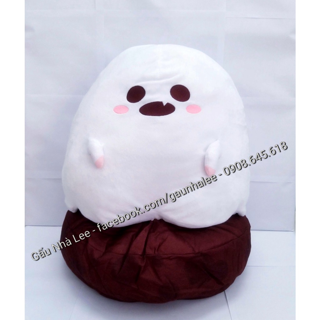 Bé Marshmallow Ghost, size 48cm, lông đẹp mịn xịn sò, mới 100%, full tem tag giấy