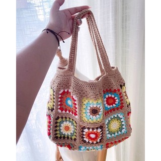 Túi len xinh (size lớn) crochet / handmade 🧶