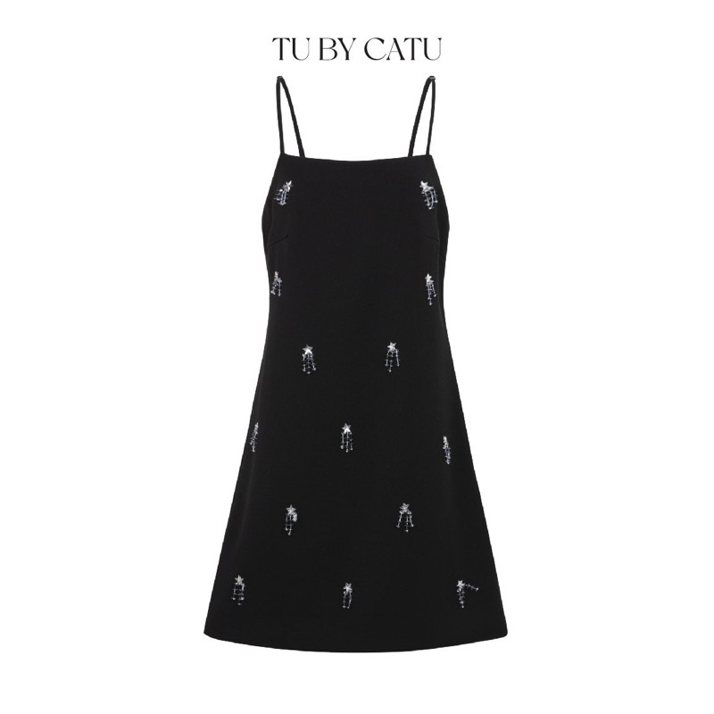 TUBYCATU | Đầm hai dây aisha black dress