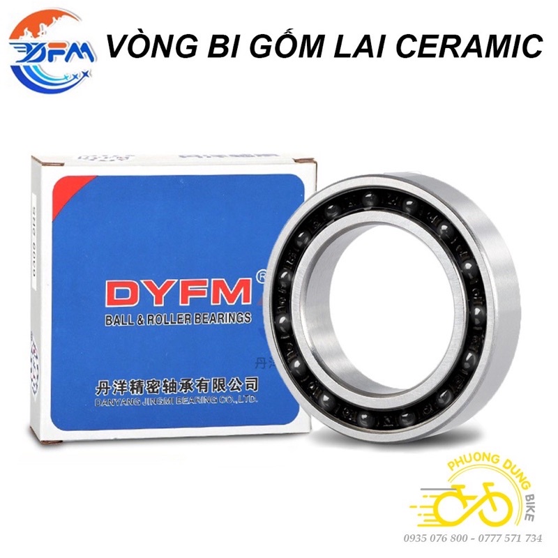 Vòng bi bạc đạn trục rỗng BB xe đạp 6805RS