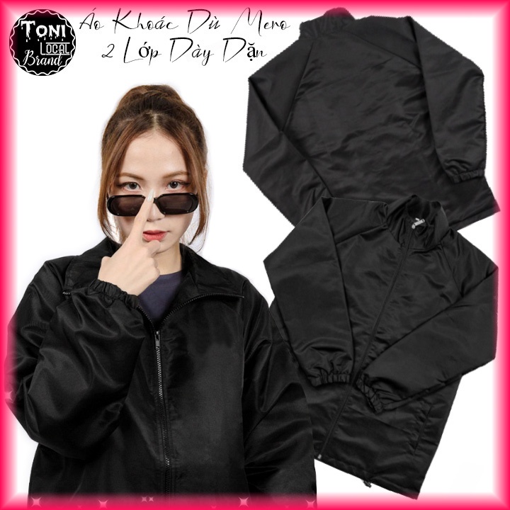 (𝐅𝐮𝐥𝐥 𝐁𝐨𝐱) Áo Khoác Dù Jacket Basic - Áo Gió 2 Lớp Trơn Unisex Nam Nữ Form Rộng (D2000 - Kèm Video Ảnh Thật)