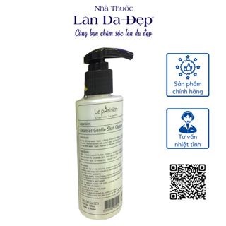  Sữa rửa mặt Leparisien Cleanser Gentle Skin Cleanser an toàn sạch sâu cho da nhạy cảm 125ml Chính hãng Làn Da Đẹp  