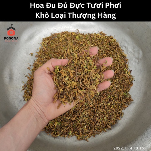 Gói 200gam - Hoa Đu Đủ Đực Tươi Phơi Khô Tự Nhiên - Loại Thượng Hạng - Nhà Làm - Sạch Sẽ Và Đảm Bảo.