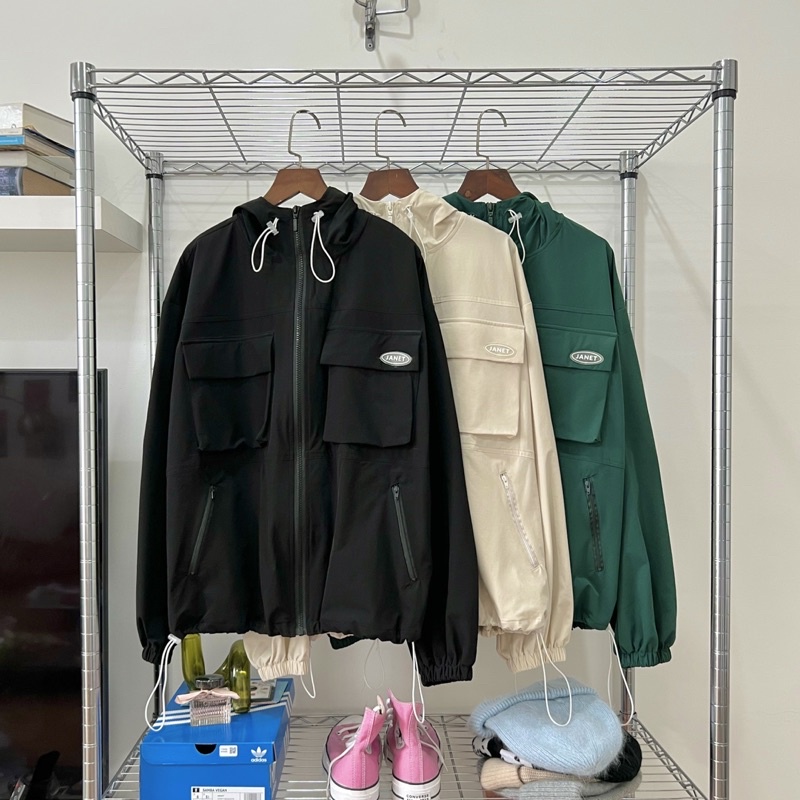 JANET STUDIO • Áo khoác vải dù