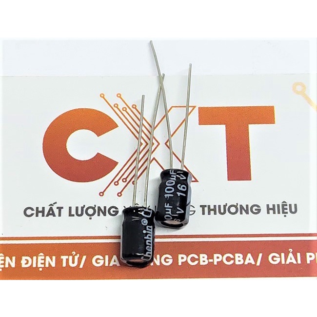 Tụ hóa 100uF 16V 5x7mm (10c)