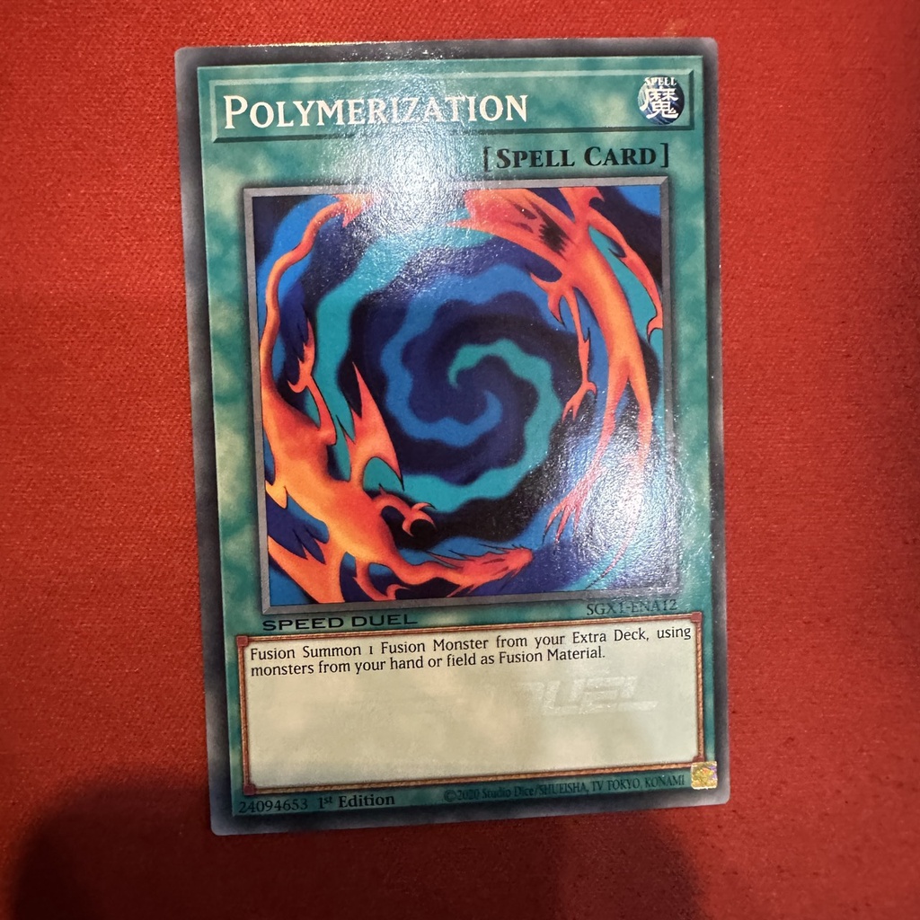 Thẻ Bài Yugioh Chính Hãng] Polymerization DUNG HỢP MÃ GỐC!!!