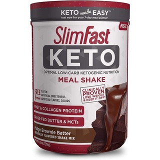 Bột slimfast keto vị sô-cô-la -380g -hàng nội địa mỹ