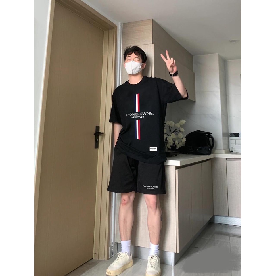 Bộ Quần Áo Hè Cực Mát Họa Tiết THOME NEW YORK Cực Đẹp