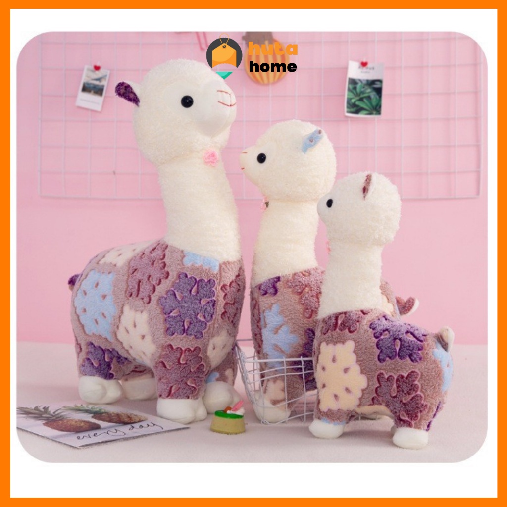 Thú nhồi bông hình lạc đà Alpaca hàng cao cấp