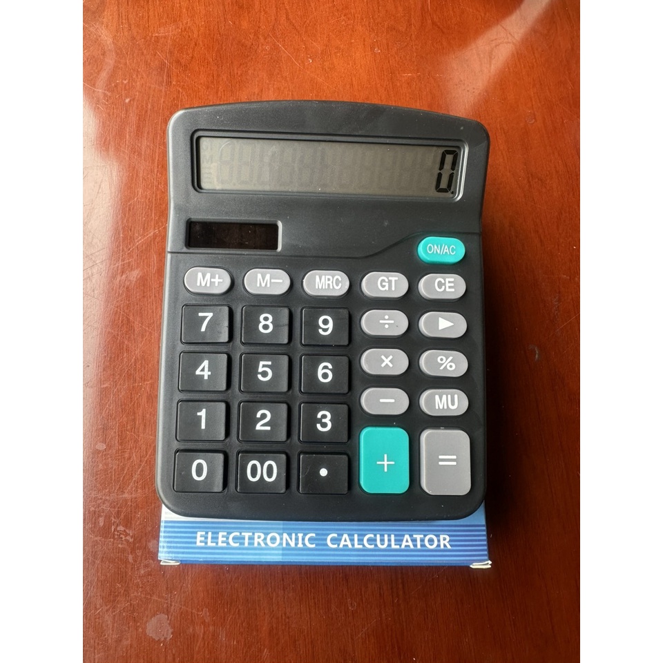 Máy Tính Cầm Tay, Bỏ Túi Karuida KK-837B-12S Sử Dụng Năng Lượng Mặt Trời Hoặc Pin, Thiết Kế Thời Trang