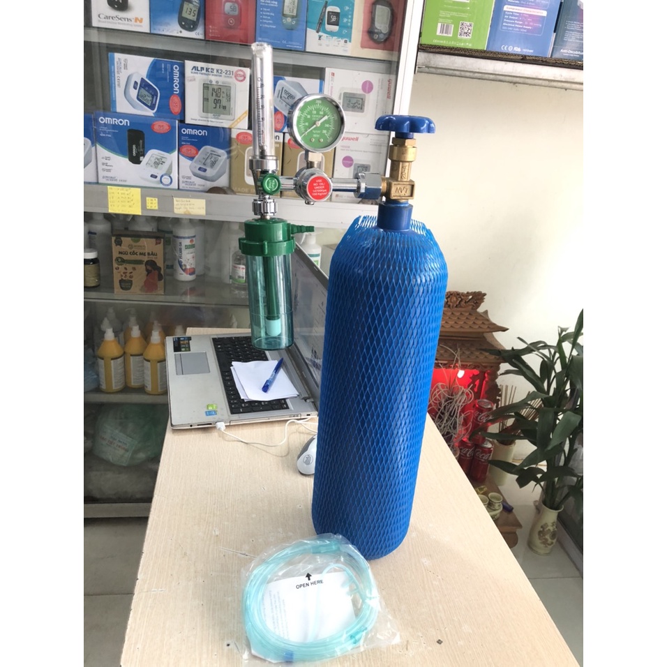 Đồng hồ oxy, Van oxy tặng kèm dây thở