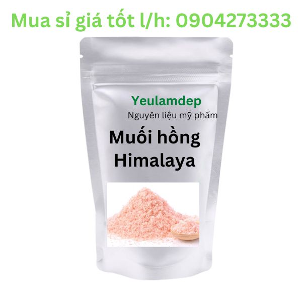 Muối Hồng HIMALAYA hạt mịn, nguyên liệu mỹ phẩm - 100g