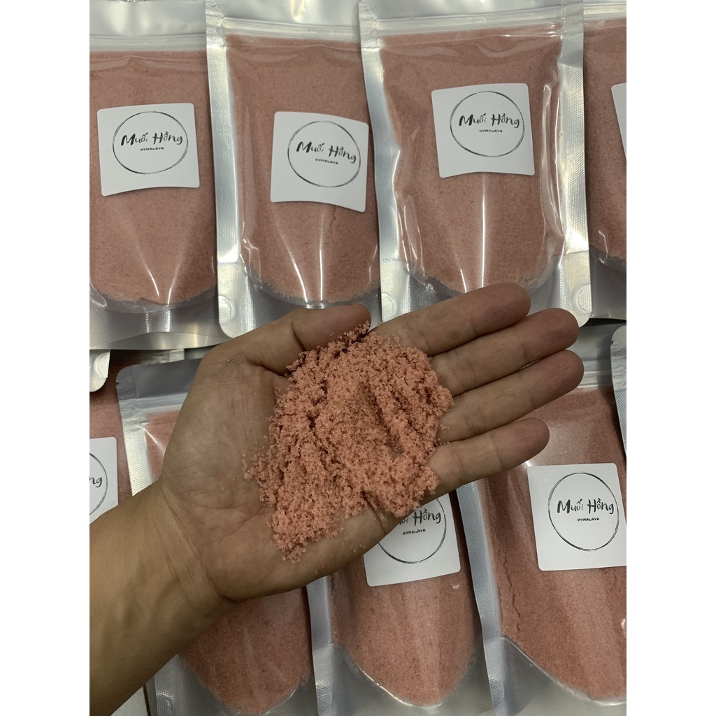 Muối Hồng Himalaya 250g - Dùng Xông, Ngâm Chân, Ngâm Tắm Cơ Thể