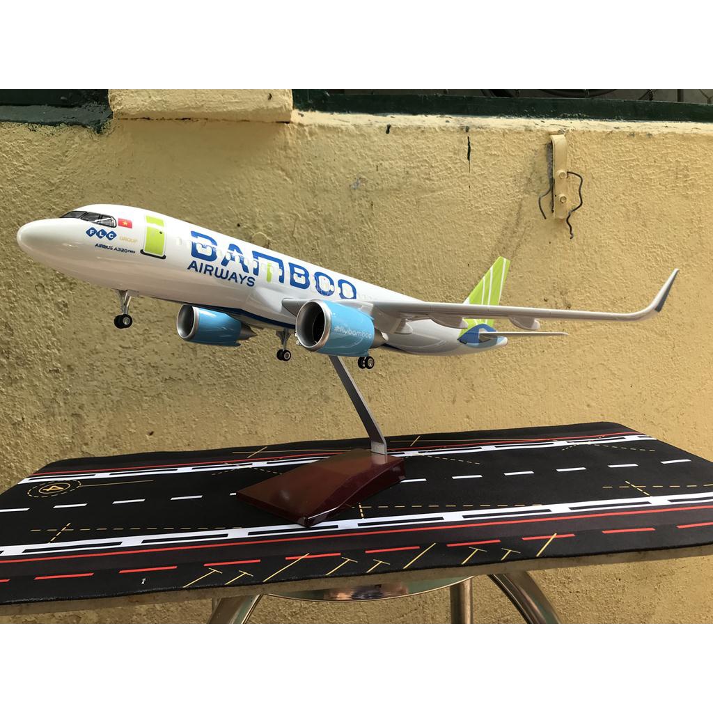 Mô hình máy bay A-320 BAMBOO Airways - 1:130