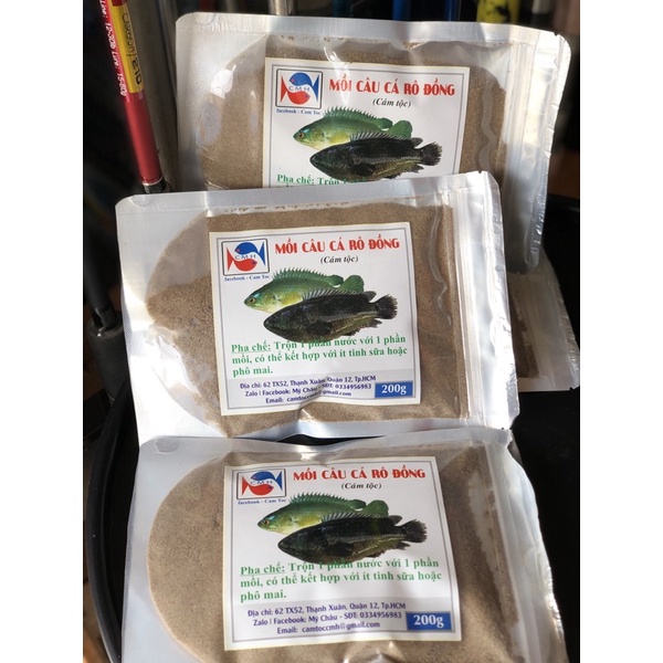 Mồi câu cá rô đồng(cám tộc)