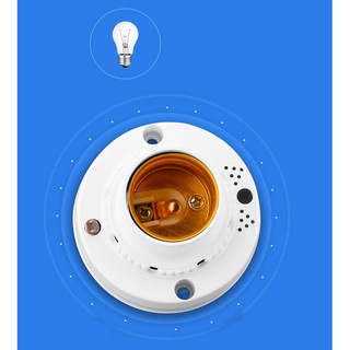 Đui đèn cảm ứng âm thanh ánh sáng E27