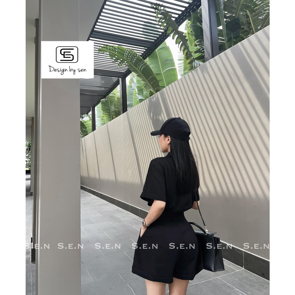 Jump cổ vest cúc eo - 𝗗𝗲𝘀𝗶𝗴𝗻 𝗯𝘆 𝗦𝗲𝗻 ❣️ | BigBuy360 - bigbuy360.vn