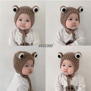 Mũ len ếch cho bé siêu xinh