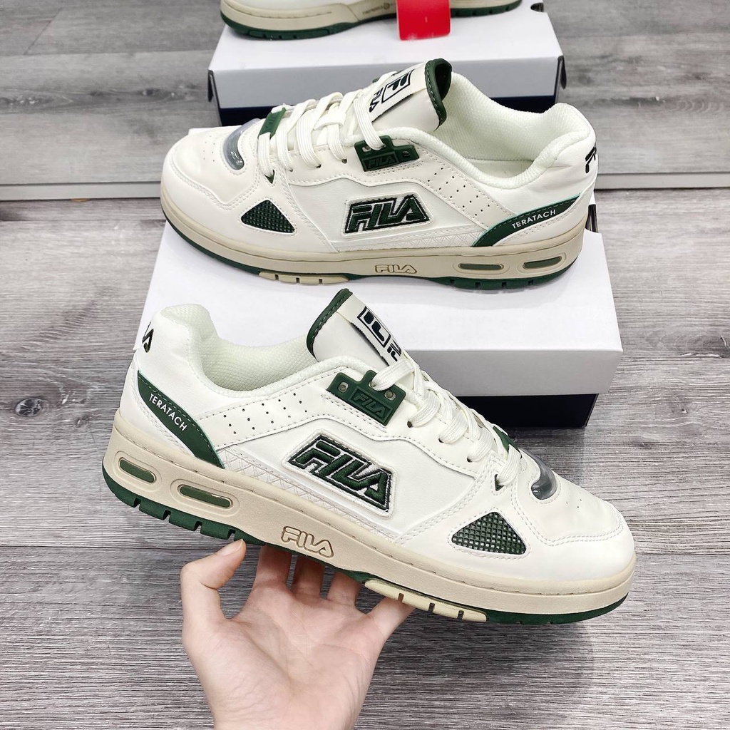 Giày thể thao Fila Teratach 600 Low White Green [ Phiên Bản Giới Hạn + Freeship]