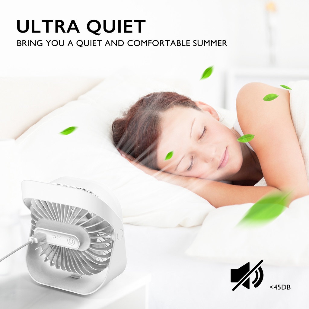 Quạt cầm tay tích điện dung lượng pin khủng  cao nhất trên thị trường, quạt mini HSON 5 tốc độ gió linh hoạt