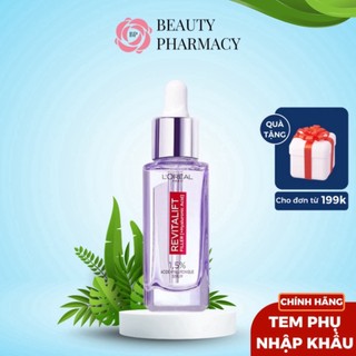 L'oreal paris tinh chất ha phục hồi cấp ẩm mềm mịn revitalift pure hyaluronic acid 1.5% 30ml beauty pharmacy bpr026 1 1