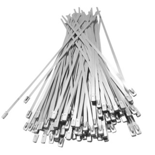 Dây rút Inox 304 4.6 x 400mm dùng cho công trình ngoài trời không rỉ sét - Dây Cáp 200 Bằng Thép Không Gỉ 304 Bộ buộc dâ