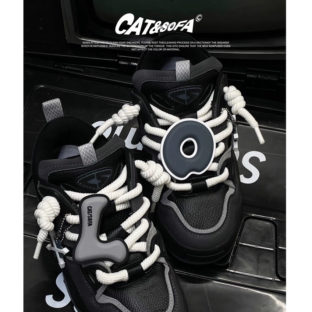 CAT & SOFA - Giày kí tự LOVE đen chính hãng AC299
