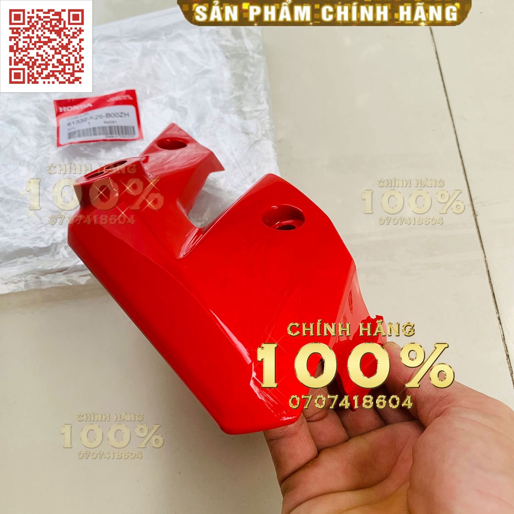 TAI THỎ MSX SF BÊN TRÁI MÀU ĐỎ BÓNG MSX125SF  HONDA THÁI LAN  | 61332-K26-B00ZH 2