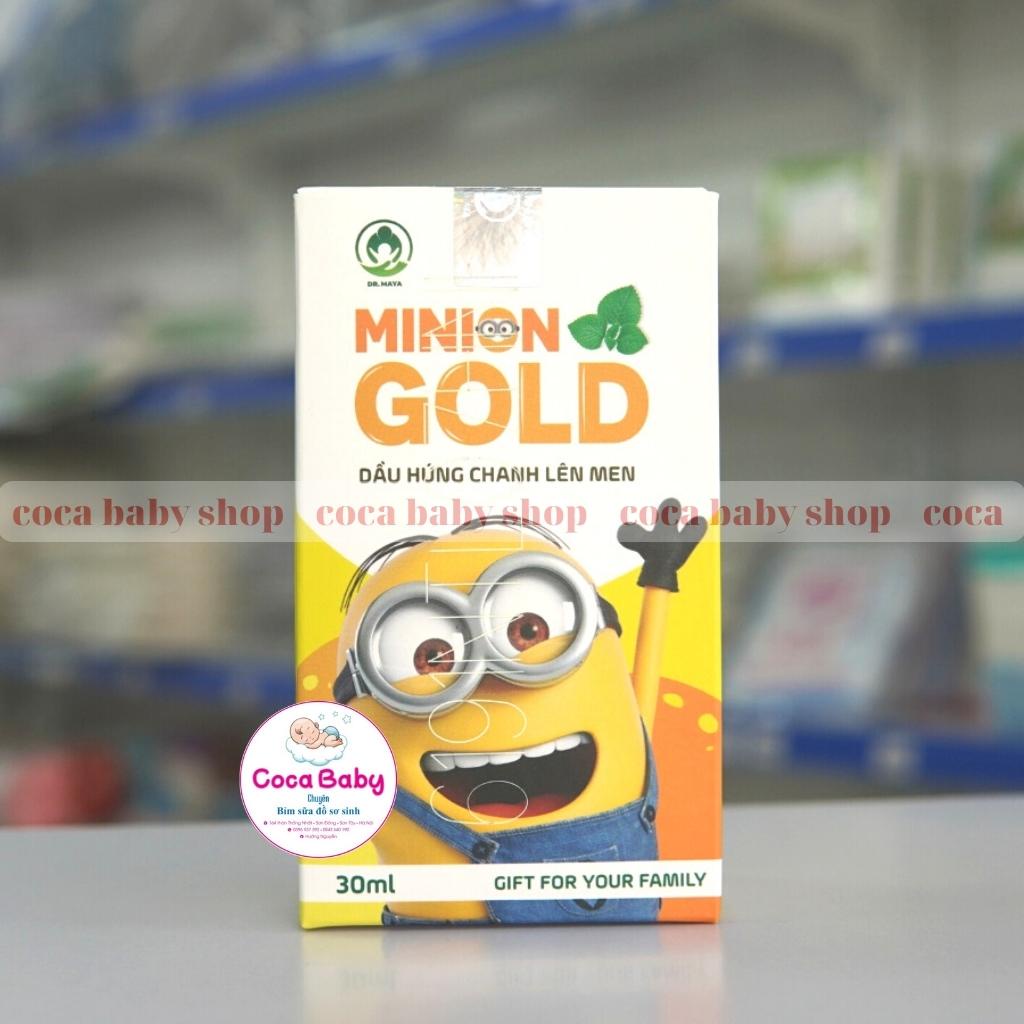 Dầu húng chanh Minion Gold tăng đề kháng, giảm ho cho bé