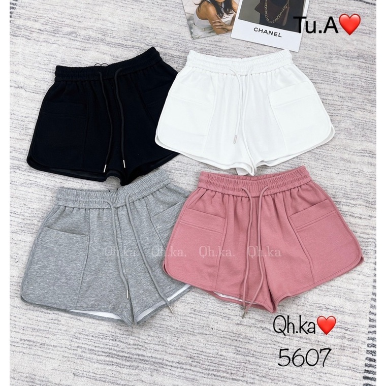 Quần Sooc Đùi Cotton Phối Túi Hàng QC Cao Cấp