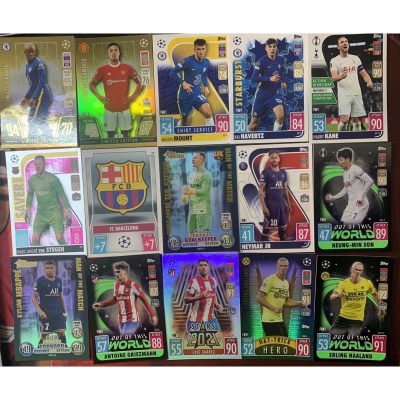 Thẻ Match Attax 21/22