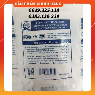 10 gói Bông y tế An Lành gói 10g