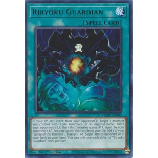 Thẻ Bài Yugioh Riryoku Guardian - MAZE-EN009 - Rare 1st Edition