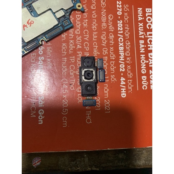 A50/cam trước /cam sau/cáp nối main1/cáp nối main 2/main sạc/cáp nguồn/loa trong/loa ngoài/cam Vân tay