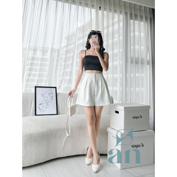 QUẦN SHORT LƯNG CAO BẠCH DIỆP ANCLOTHING