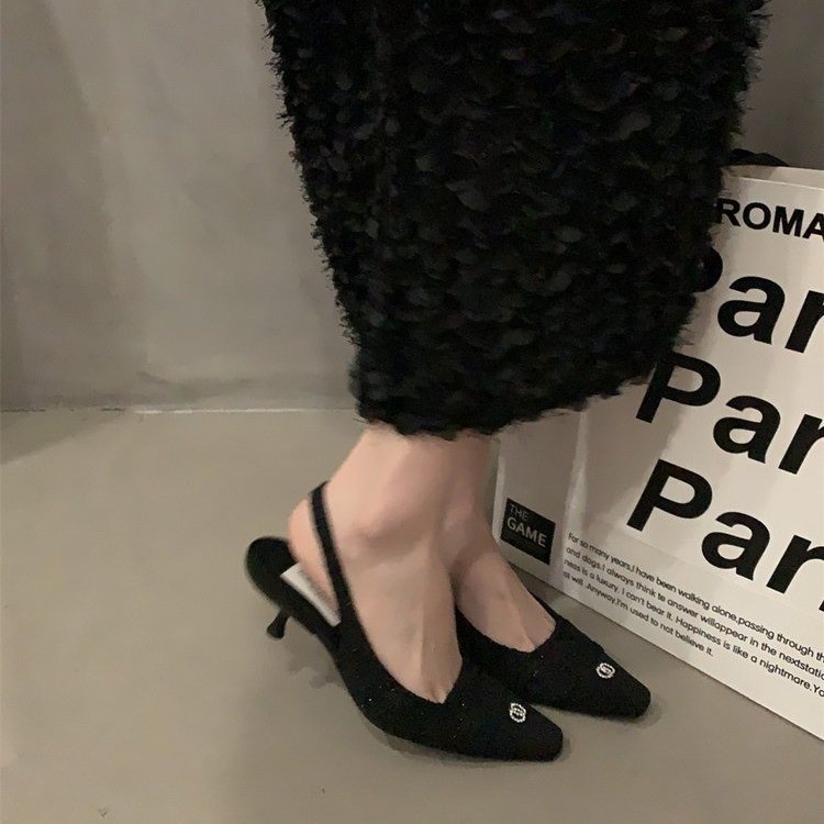 Giày Cao Gót Mũi Nhọn Màu Sắc Thời Trang Size 35-40 Cho Nữ