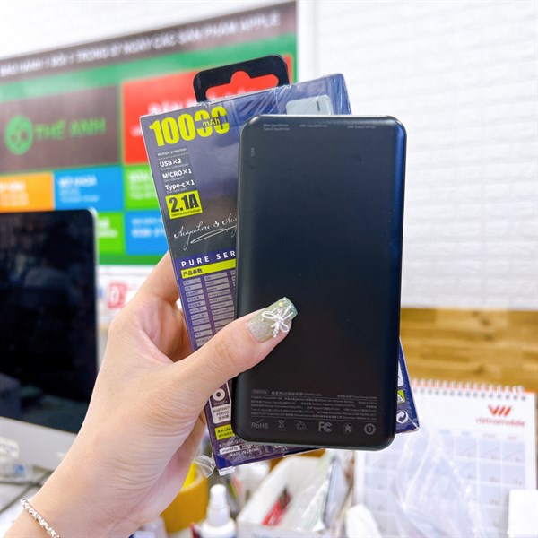 Sạc pin dự phòng REMAX RPP 255 10000 mAh hàng cao cấp bảo hành 1 đổi 1