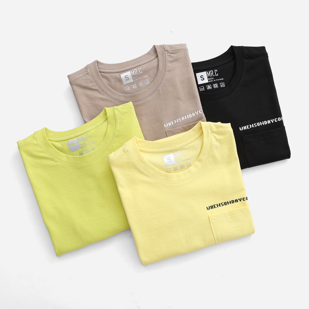 Áo thun nam cổ tròn có túi MENFIT 2202022 chất vải cotton mềm mịn, dày dặn, chuẩn form