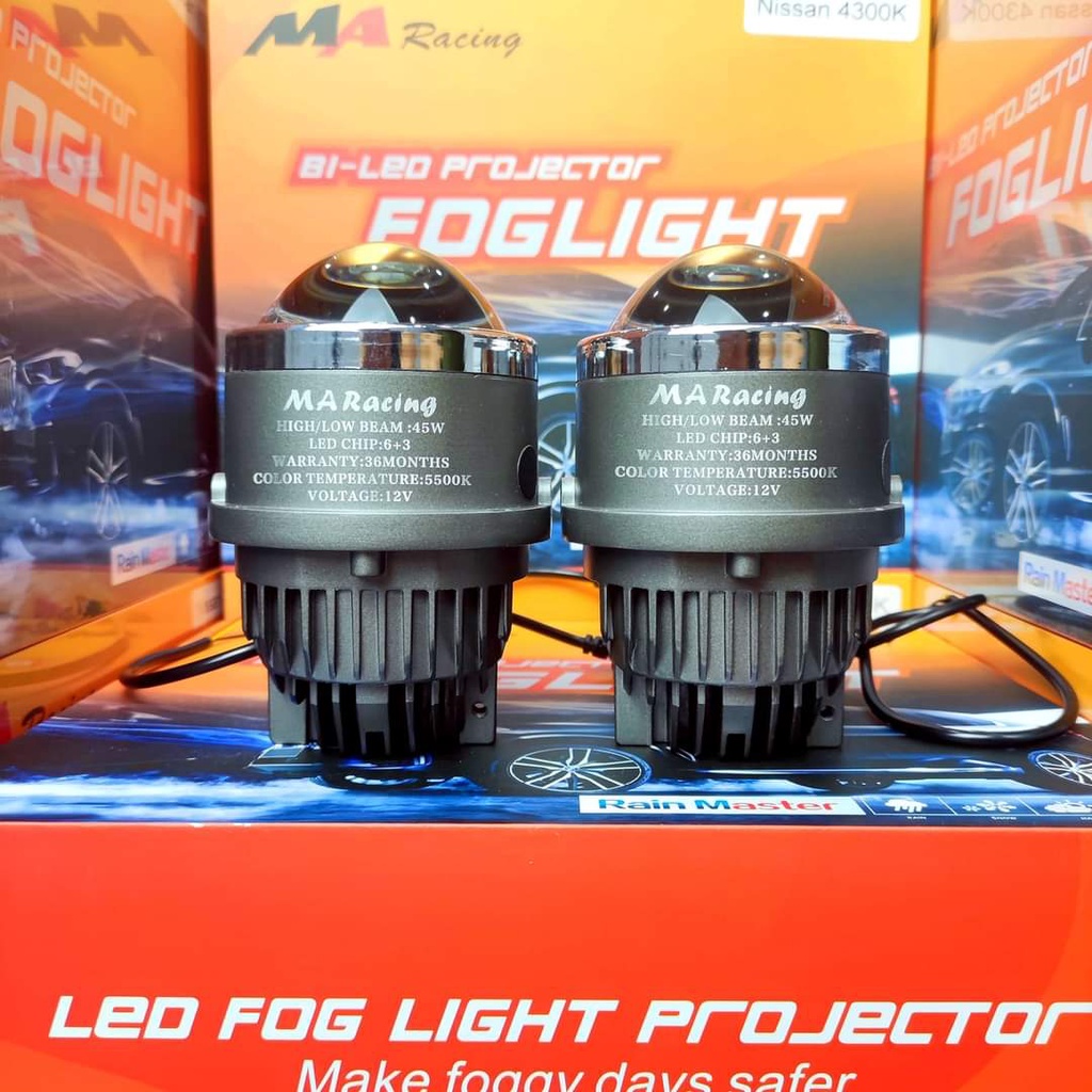 𝐁𝐢 𝐠𝐚̂̀𝐦 𝟑.𝟎 - MA Racing Lắp Chóa Pha Xe Máy, Đèn Gầm Các Loại Ô Tô Sáng Cực Mạnh ( Giá 1 Đèn )