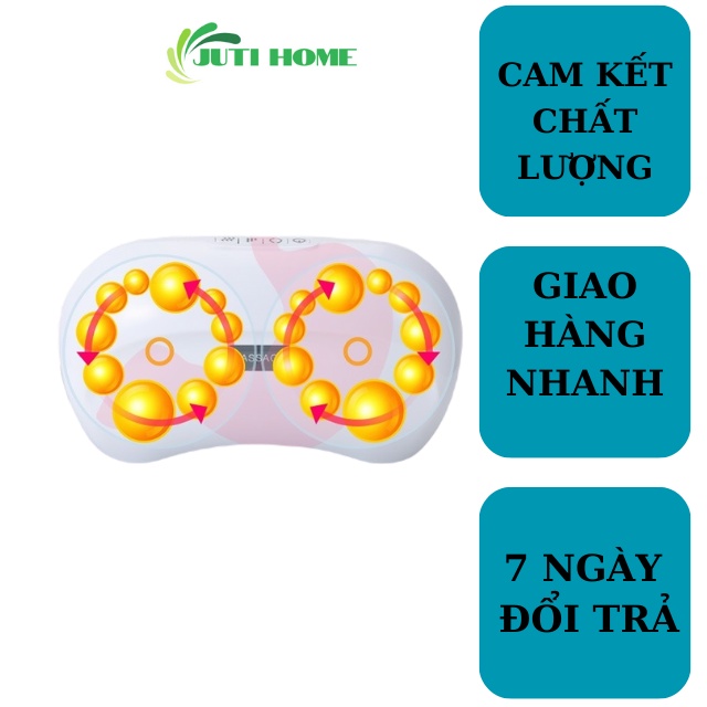 Máy massage xoa bụng Juti Home rung giảm mỡ bụng, máy tan mỡ bụng thúc đẩy nhu động ruột đường tiêu hóa