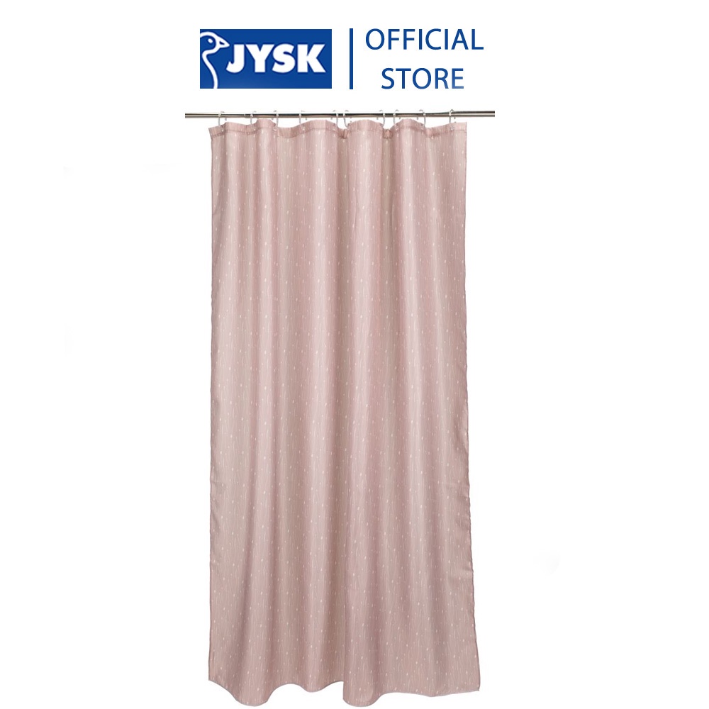 Rèm phòng tắm | JYSK Mariedal | Polyester | hồng| D200xR150cm