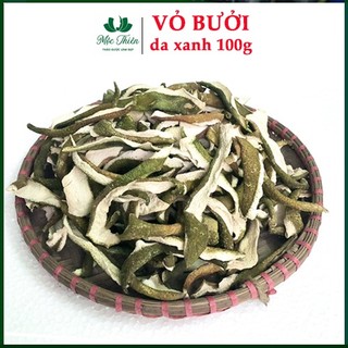 Vỏ bưởi da xanh khô 100g (mỏng thơm)
